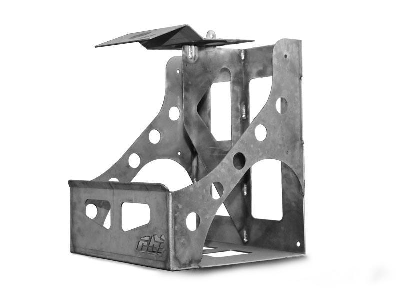 CBI Off-Road Dual Can Carrier Close-up Display of Included Parts