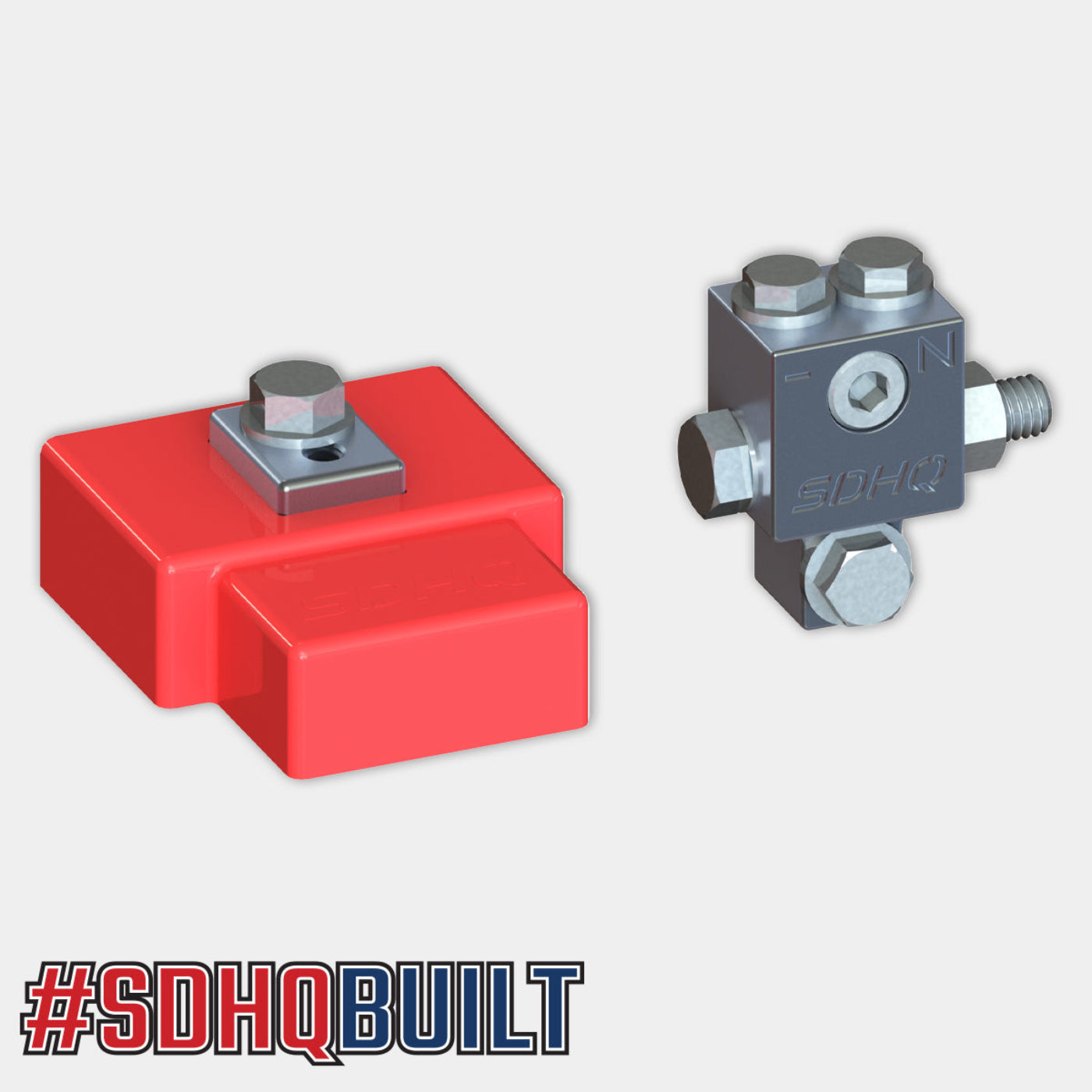 SDHQ Built Billet Battery Terminal/Distribution Kit design