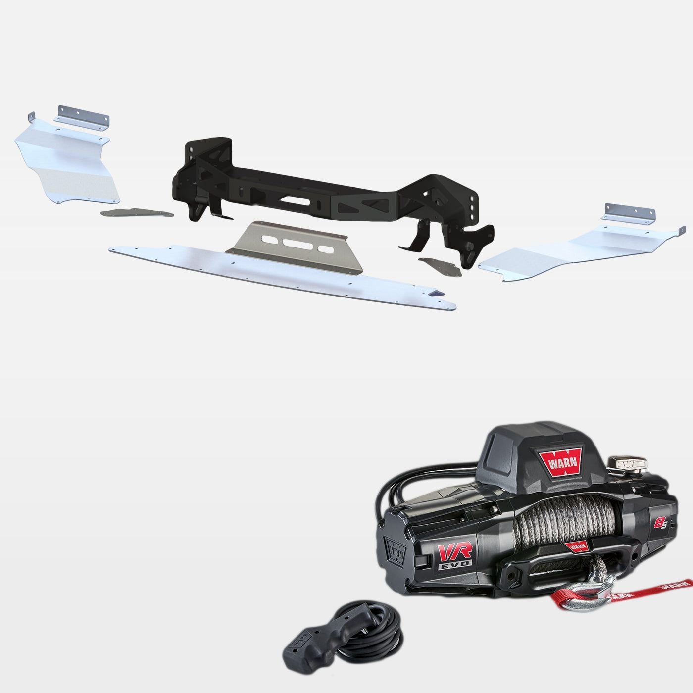 '14-23 Lexus GX460 "Build Your Own" SDHQ Built Winch Mount design with winch