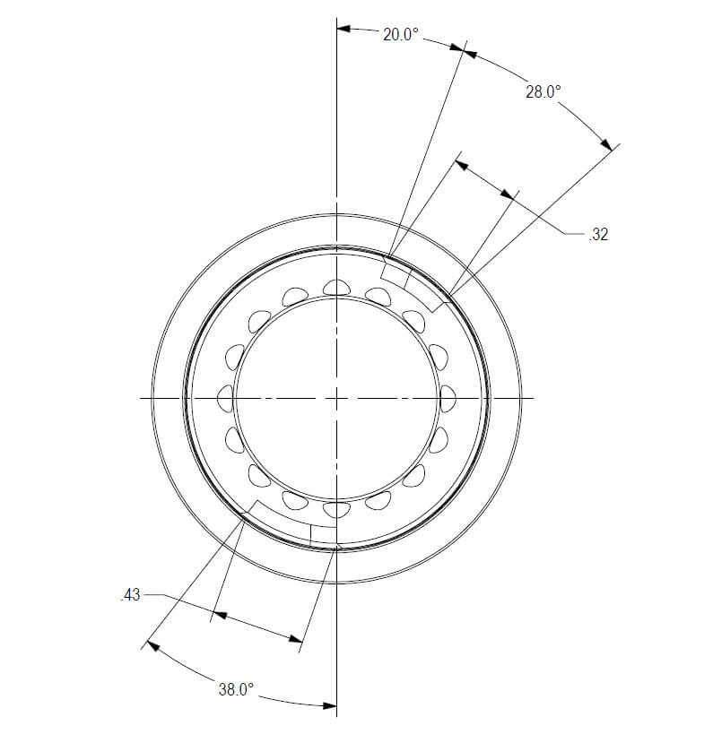 Earl's Oil Fill Cap w/ PVC Vent Measurements and Design