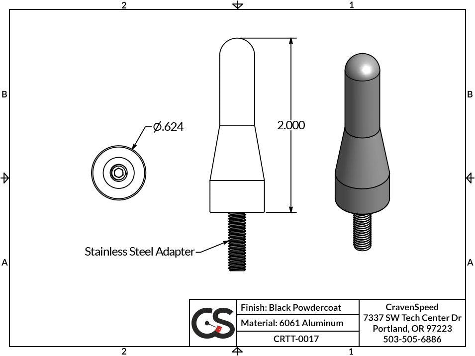 '99-21 Toyota Tundra Cravenspeed Stubby Jr Antenna Design and Measurements