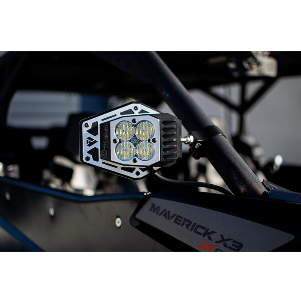 Nighthawk Mirror Kit-Squadron Sport Lighting Baja Designs Close-up Display on Vehicle