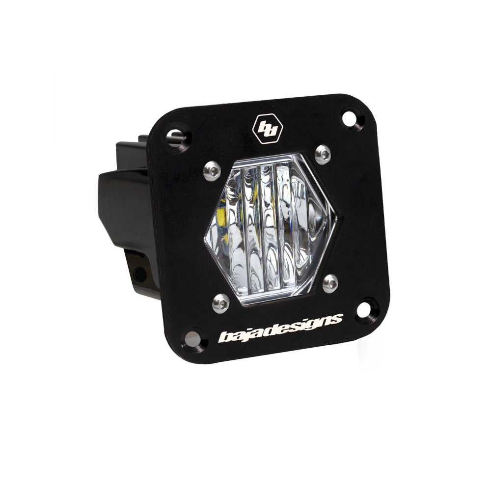 S1 Series Flush Mount LED Light | Single Lighting Baja Designs Wide Cornering Display