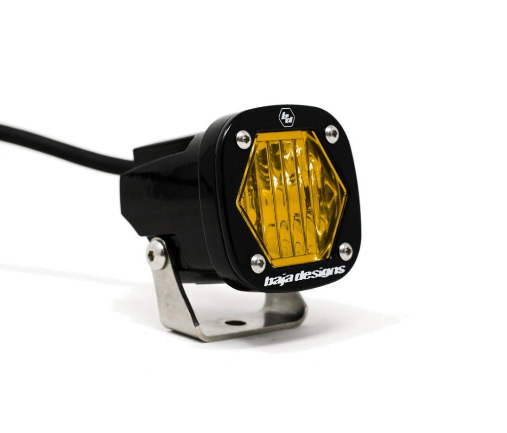 S1 Series LED Light Amber | Single Lighting Baja Designs Wide Cornering Display