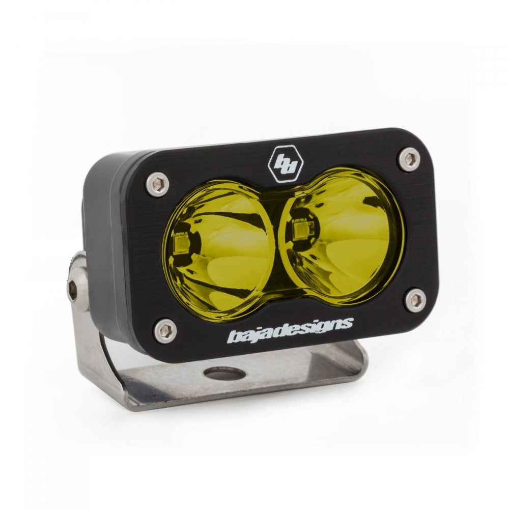 S2 Sport LED Light Lighting Baja Designs Amber Spot Display