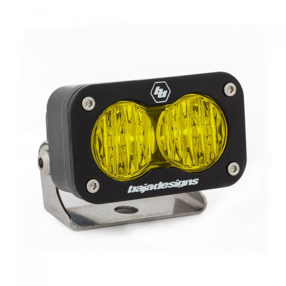 S2 Sport LED Light Lighting Baja Designs Amber Wide Cornering Display