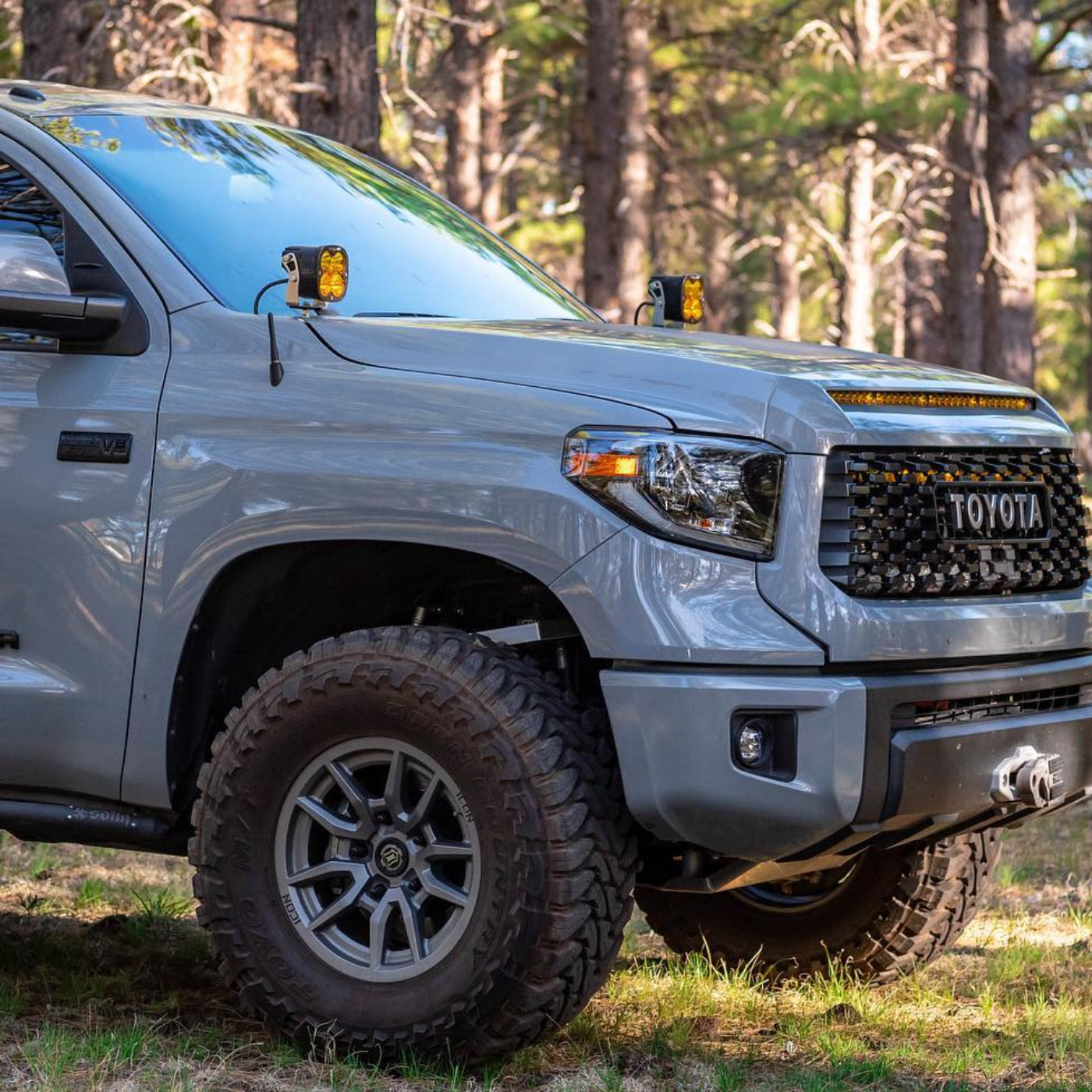 '14-21 Toyota Tundra SDHQ Built A-Pillar Light Mounts