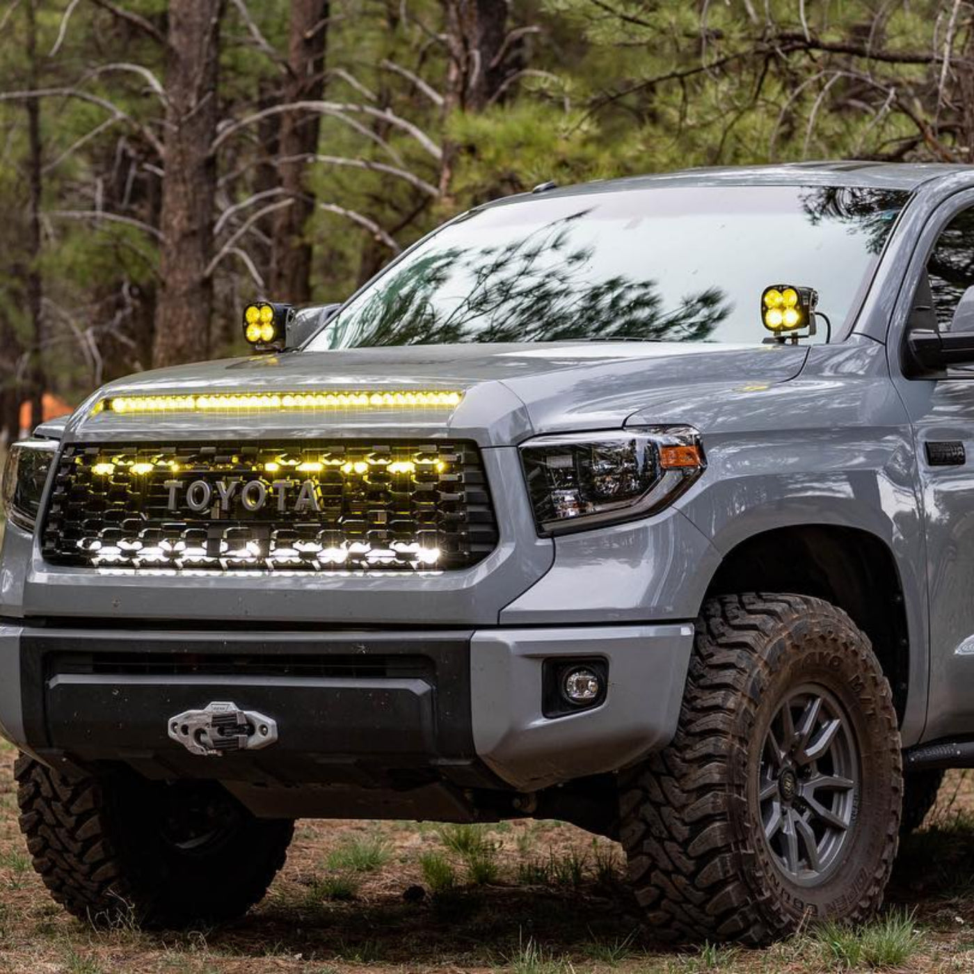 '14-21 Toyota Tundra SDHQ Built A-Pillar Light Mounts