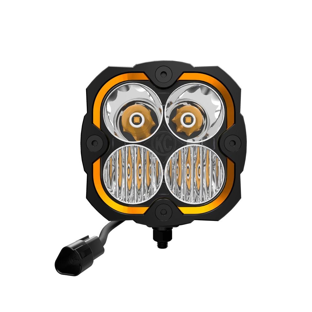 KC HiLites FLEX ERA 4 | 2-Light Master LED Light Pod Kit