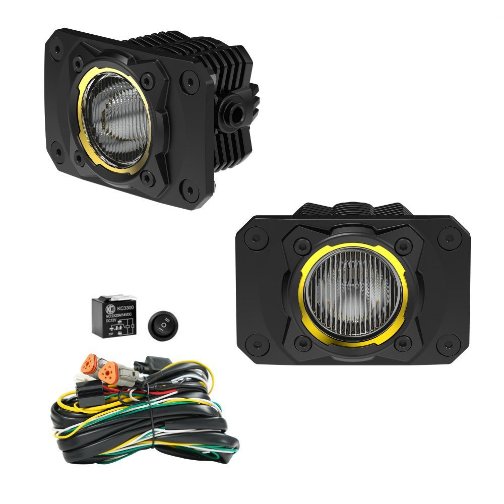 KC HiLites FLEX ERA 1 | Flush Mount Backup Light Kit