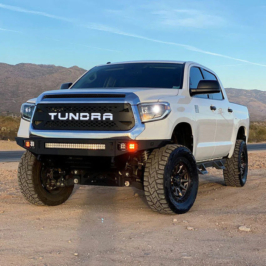2014-2021 TOYOTA TUNDRA OCTANE FRONT WINCH BUMPER Front View