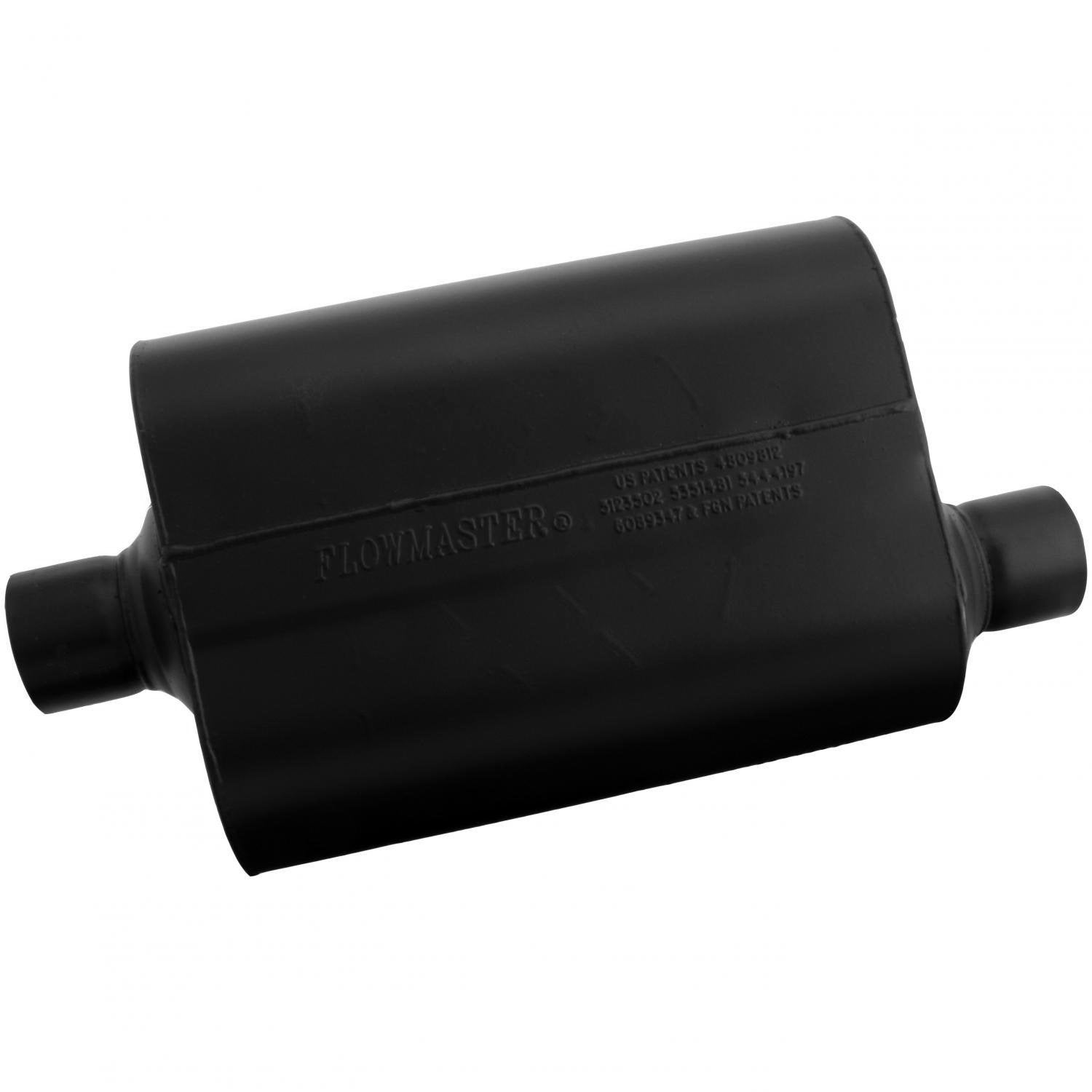 Flowmaster Super 40 Series Chambered Muffler Front View