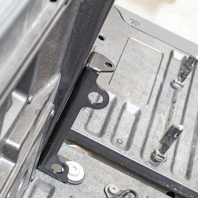 '24+ Tacoma Rear Channel Bed Stiffeners Front View