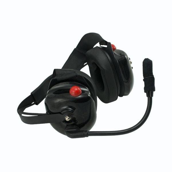 PCI Crew Chief Headset for Two Radios Front View