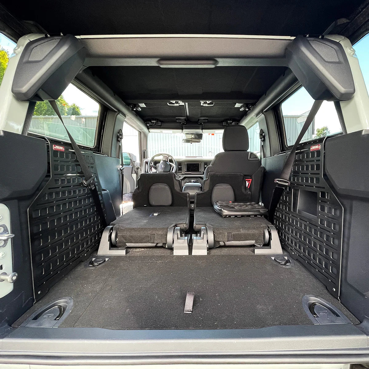 '21+ Ford Bronco 2-Door Builtright Industries Molle Compatible Cargo Panel-Full Kit
