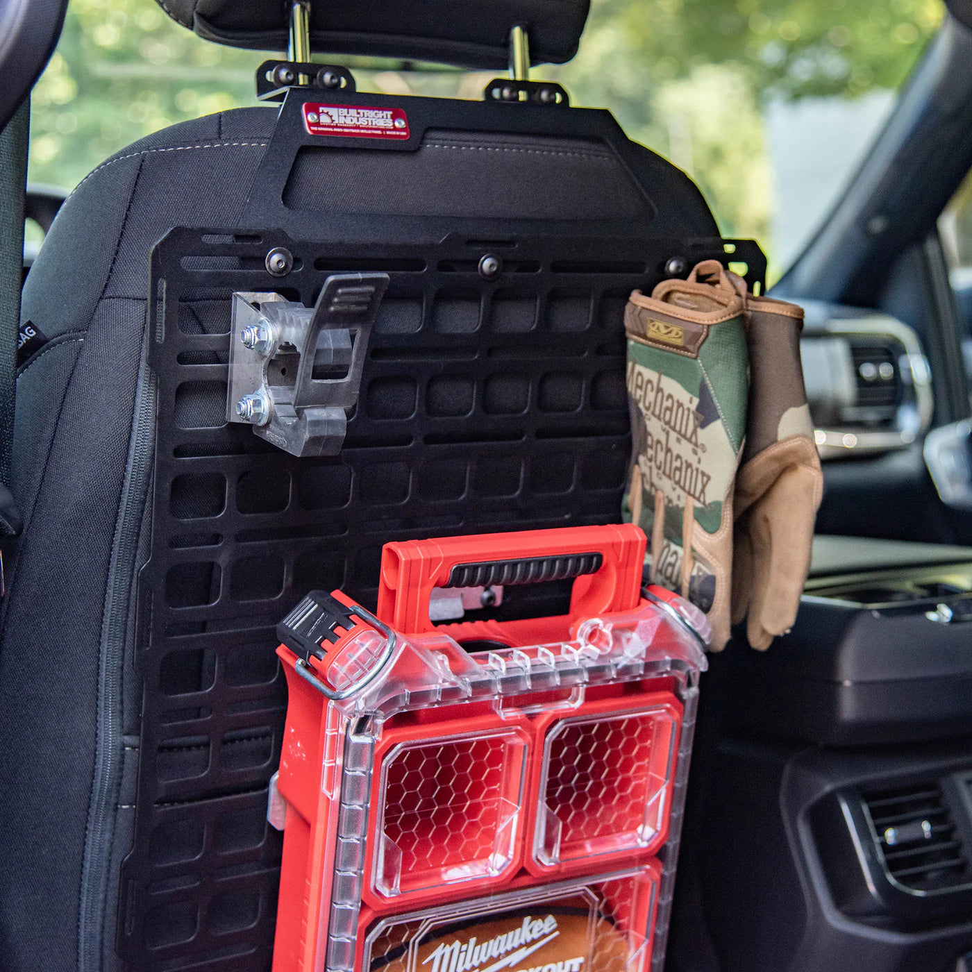 Seat Back Tech Plate MOLLE Kit - Ford F-150 & Raptor (2015-2025), SuperDuty (2017-2025), Ranger (2019-2025)
