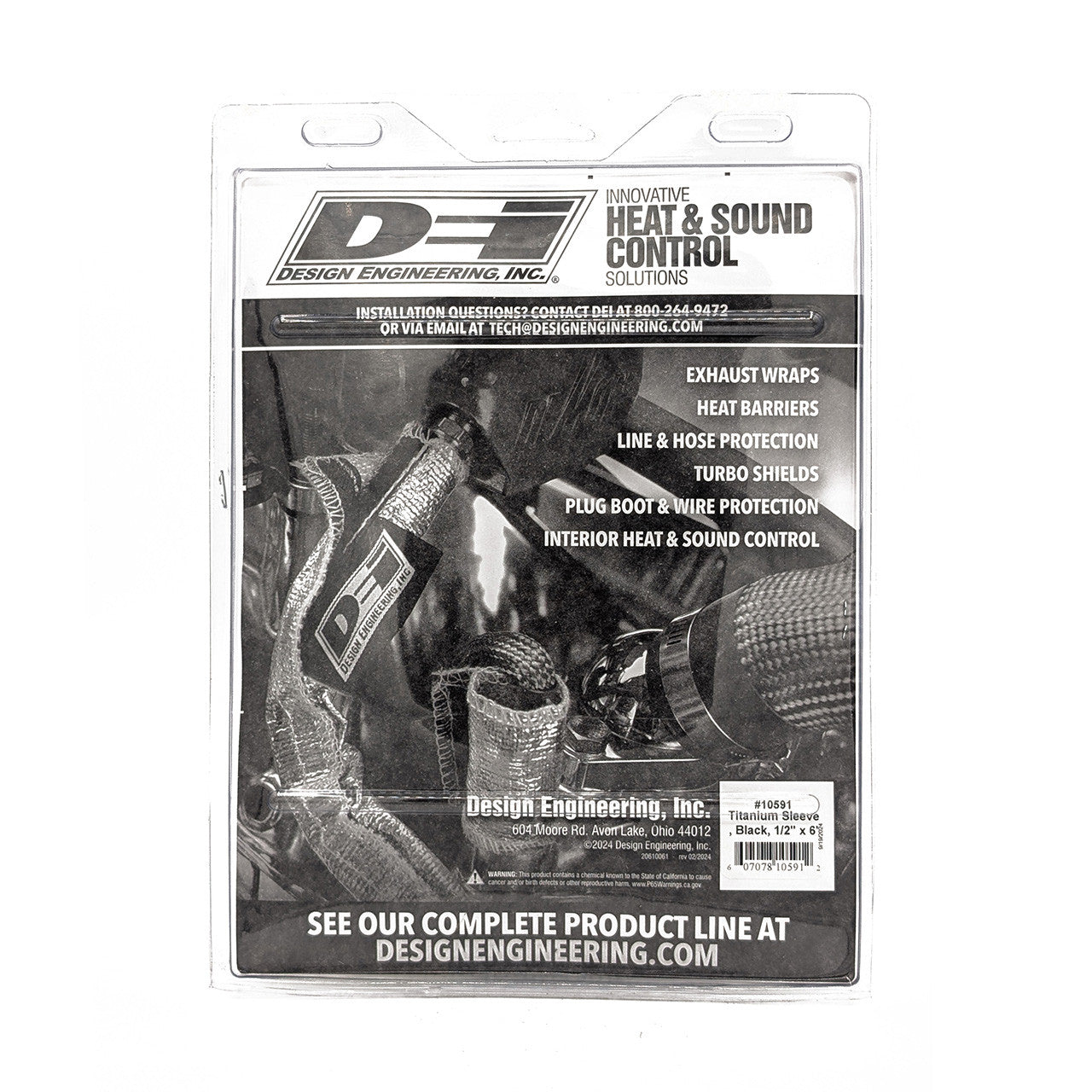 Black Titanium™ Protect-A-Sleeve - 1" x 36"