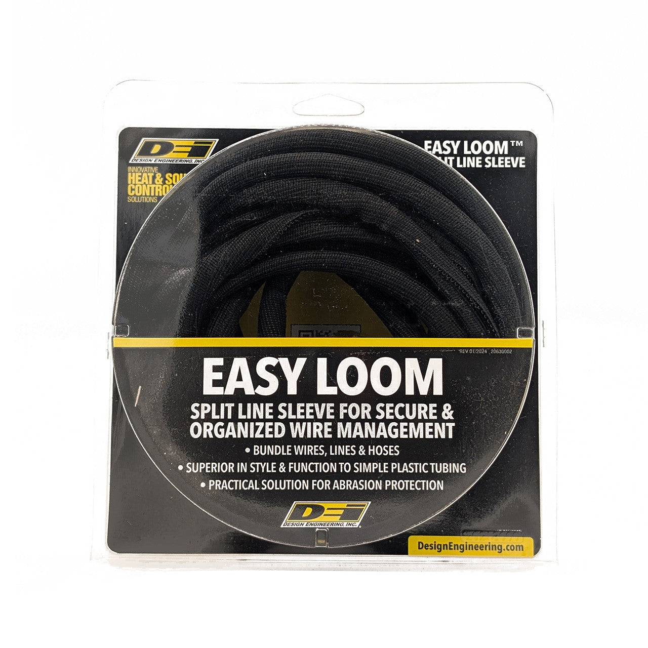 Easy Loom™ Split Wire Sleeve - 1/2" x 12'