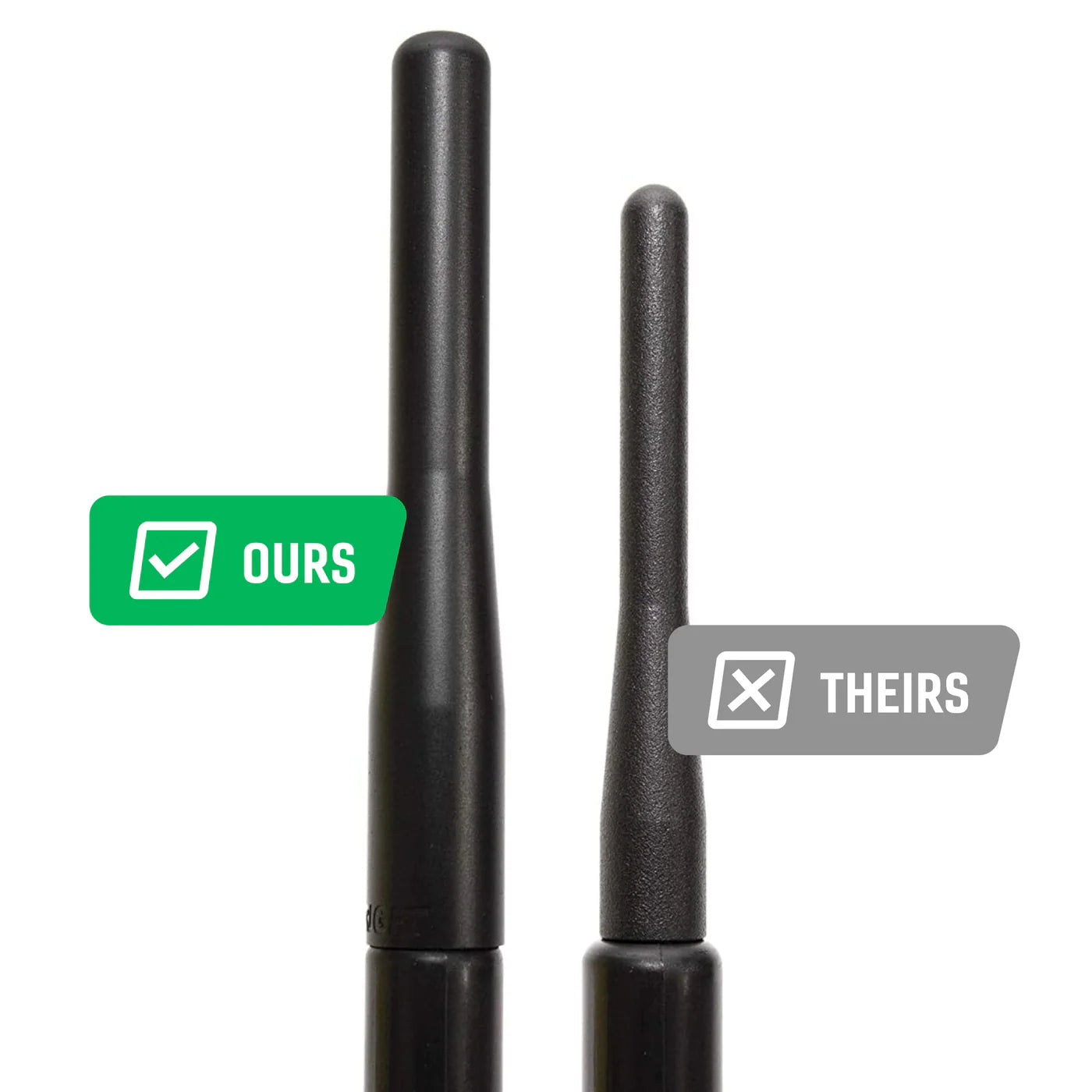 Perfect-Fit Stubby Antenna | Ford F-150/Raptor (2021+), Super Duty (2022+), Bronco (2021-2023)