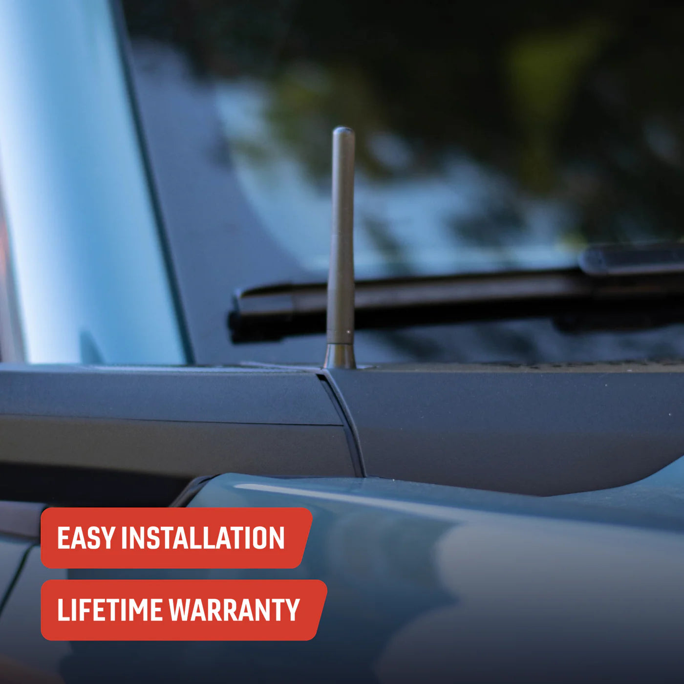 Perfect-Fit Stubby Antenna | Ford F-150/Raptor (2021+), Super Duty (2022+), Bronco (2021-2023)