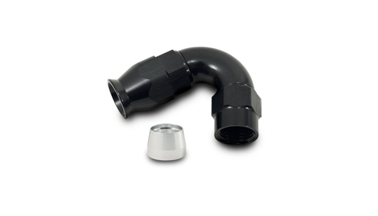 High Flow Hose End Fittings (for use only with PTFE lined flex hoses) Front View