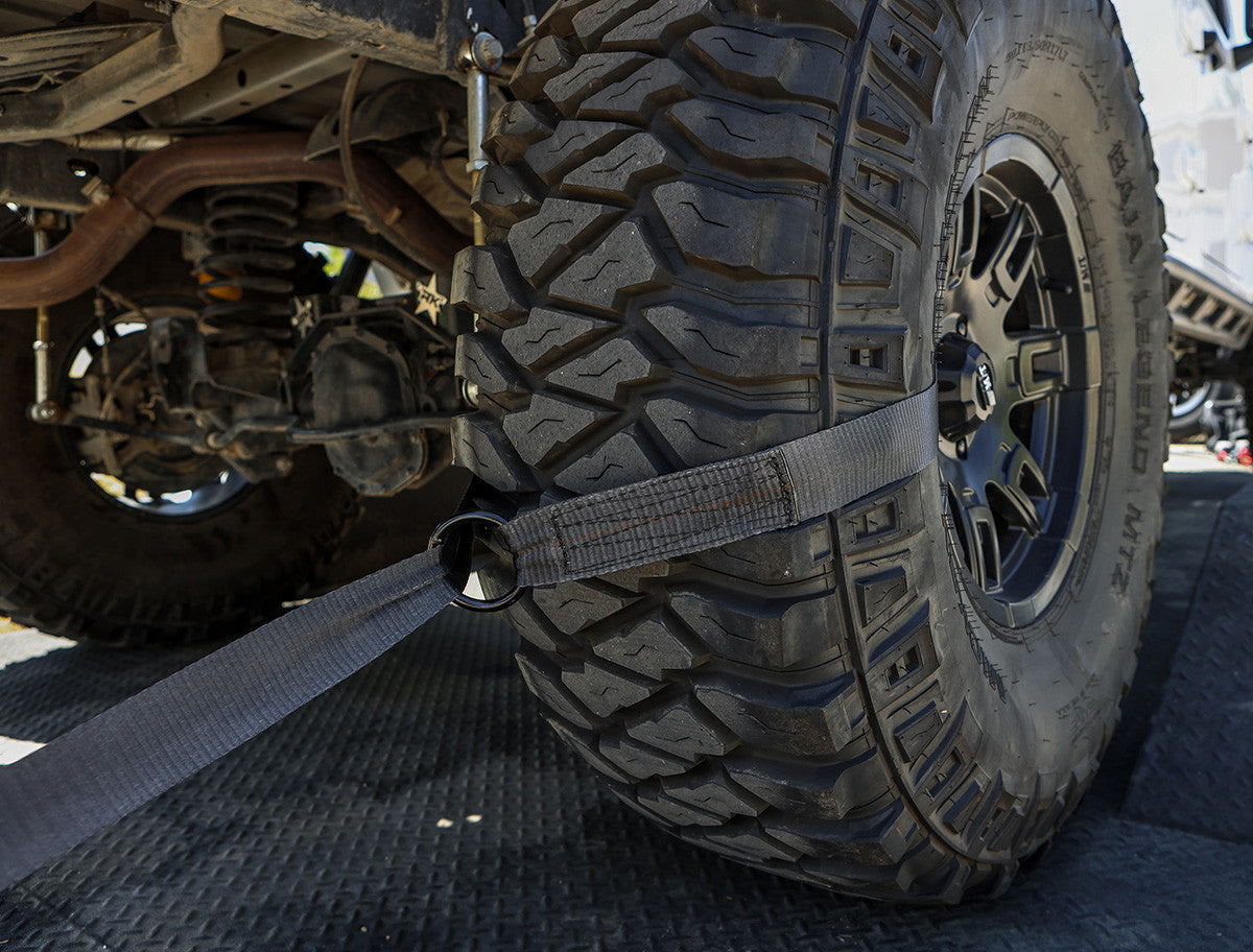 Heavy Duty Wheel Lasso Tie Down Kit