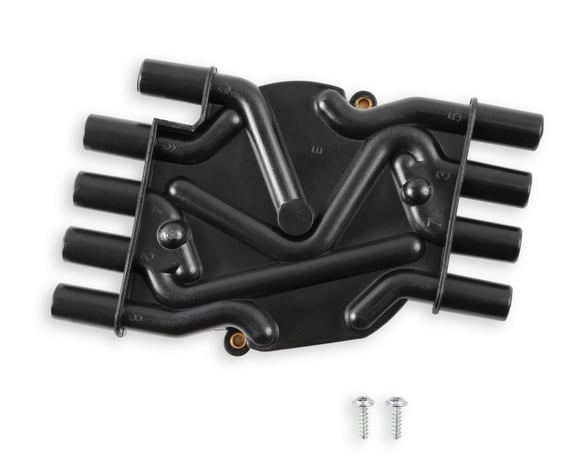 ACCEL Distributor Cap - Chevy / GMC Vortec - V8 - Female - Socket Style - Crab - Black