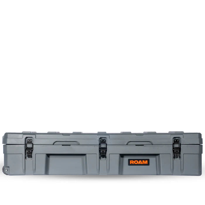 128L Rolling Rugged Case Front View Grey