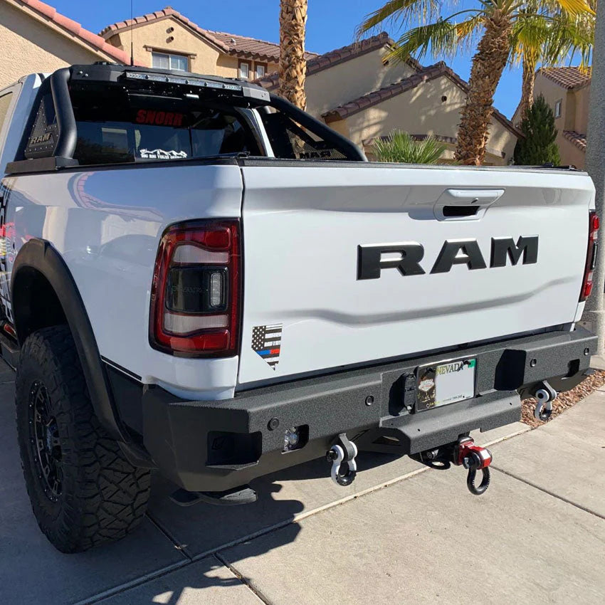 2019-2025 RAM 2500/3500 OCTANE REAR BUMPER Front View