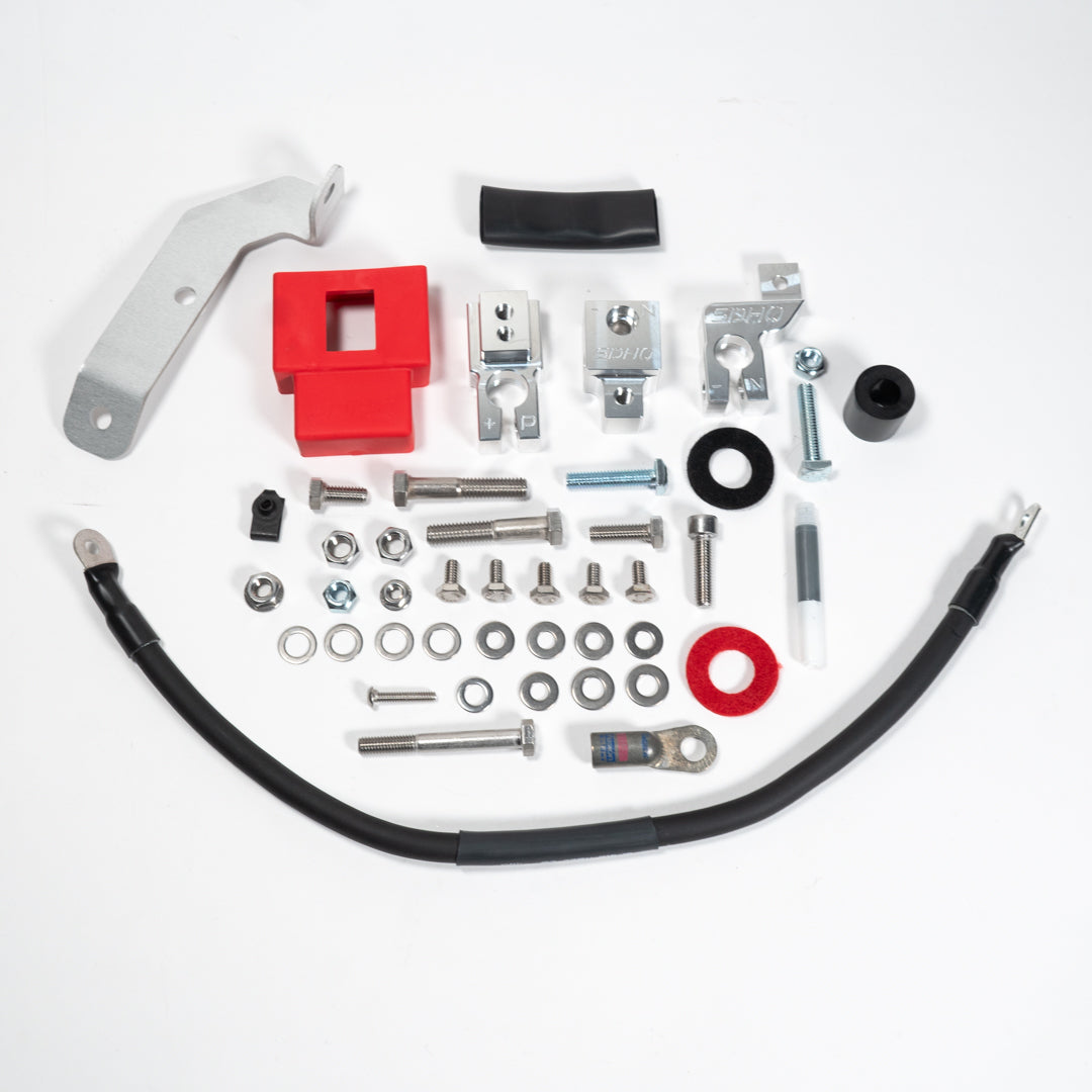 2015-2020 Ford F150/Raptor Complete Billet Battery Terminal Kit