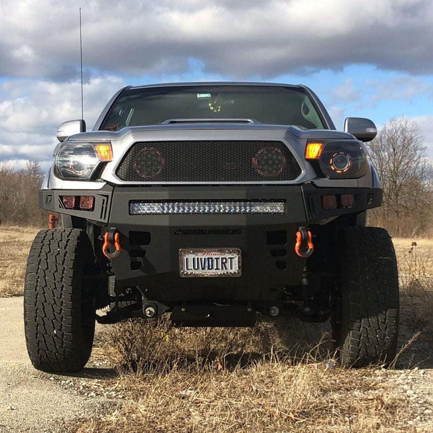2012-2015 TOYOTA TACOMA OCTANE FRONT WINCH BUMPER Front View