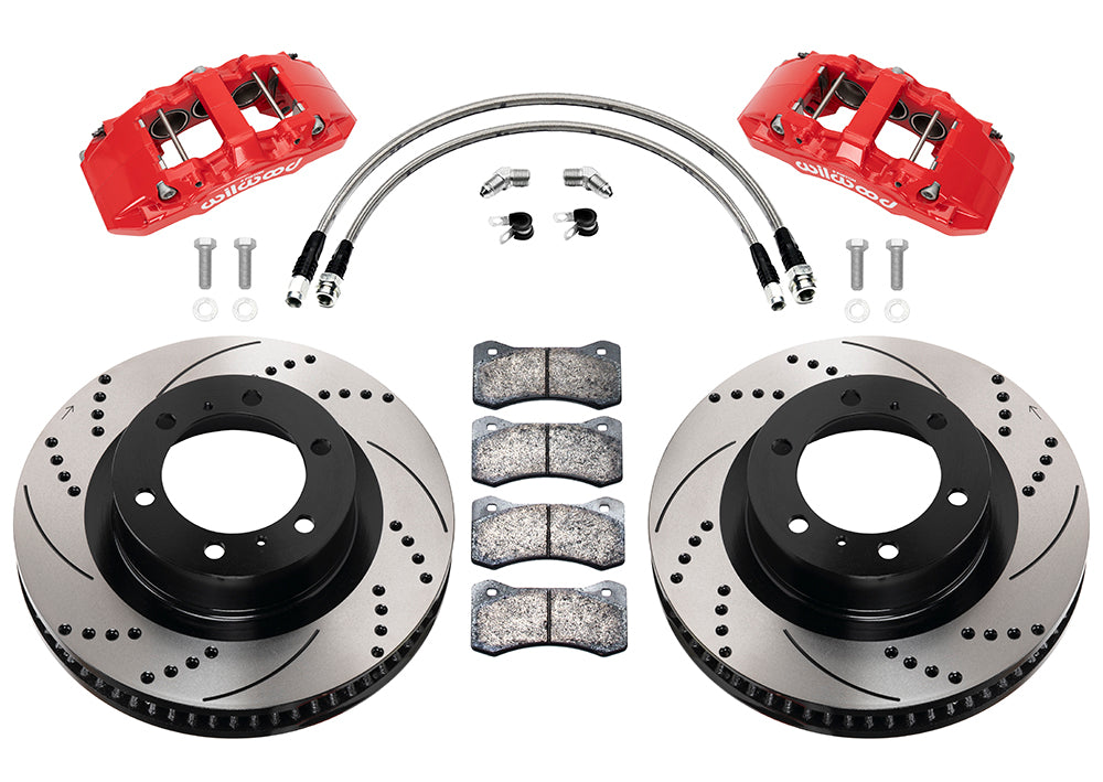 4Runner | FJ Cruiser | Tacoma | AERO6-DM Direct-Mount Truck Front Brake Kit | 2003-2023