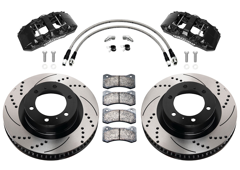 4Runner | FJ Cruiser | Tacoma | AERO6-DM Direct-Mount Truck Front Brake Kit | 2003-2023