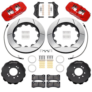 AERO6 Big Brake Front Brake Kit RED 240SX | 300ZX | Skyline R32 | 18" Wheel Diameter Minimum
