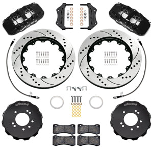 AERO6 Big Brake Front Brake Kit Drilled/Slotted Skyline R33 | 18" Wheel Diameter Minimum
