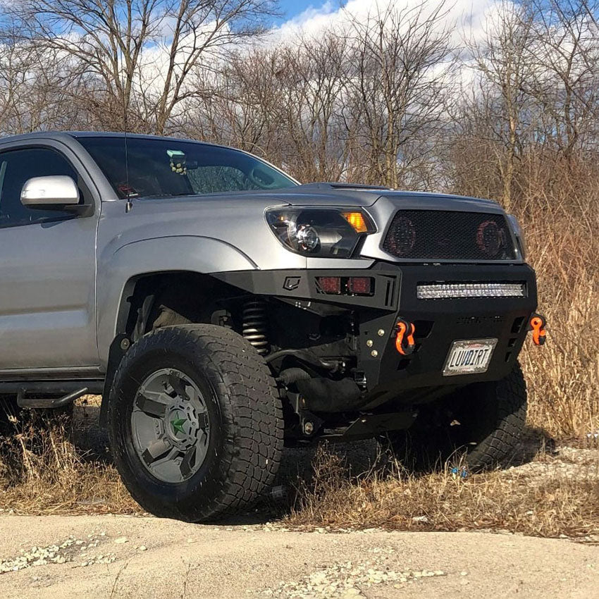 2012-2015 TOYOTA TACOMA OCTANE FRONT WINCH BUMPER Front View