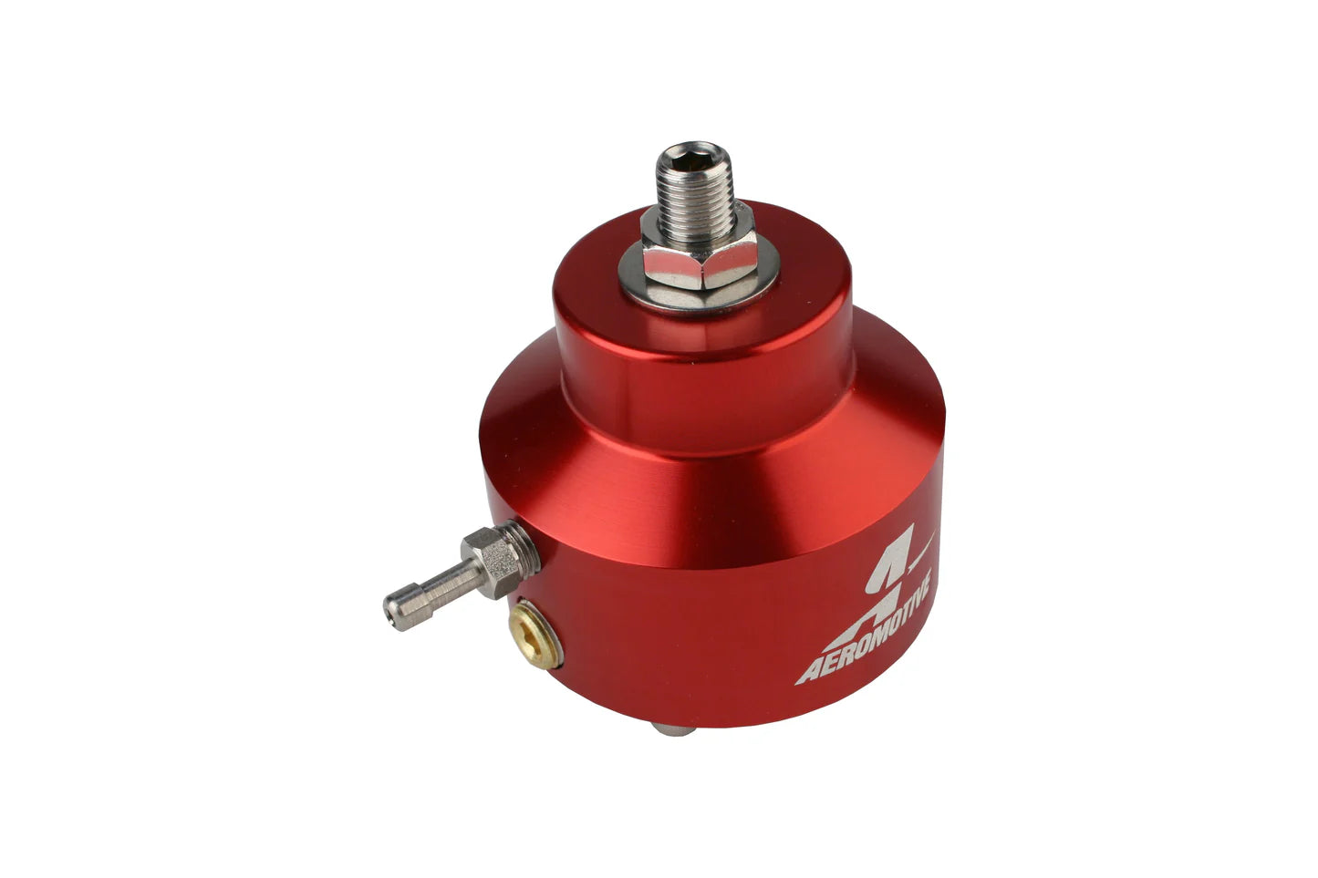 Ford Rail Mount EFI Fuel Pressure Regulator, 3-Bolt Mount Front View