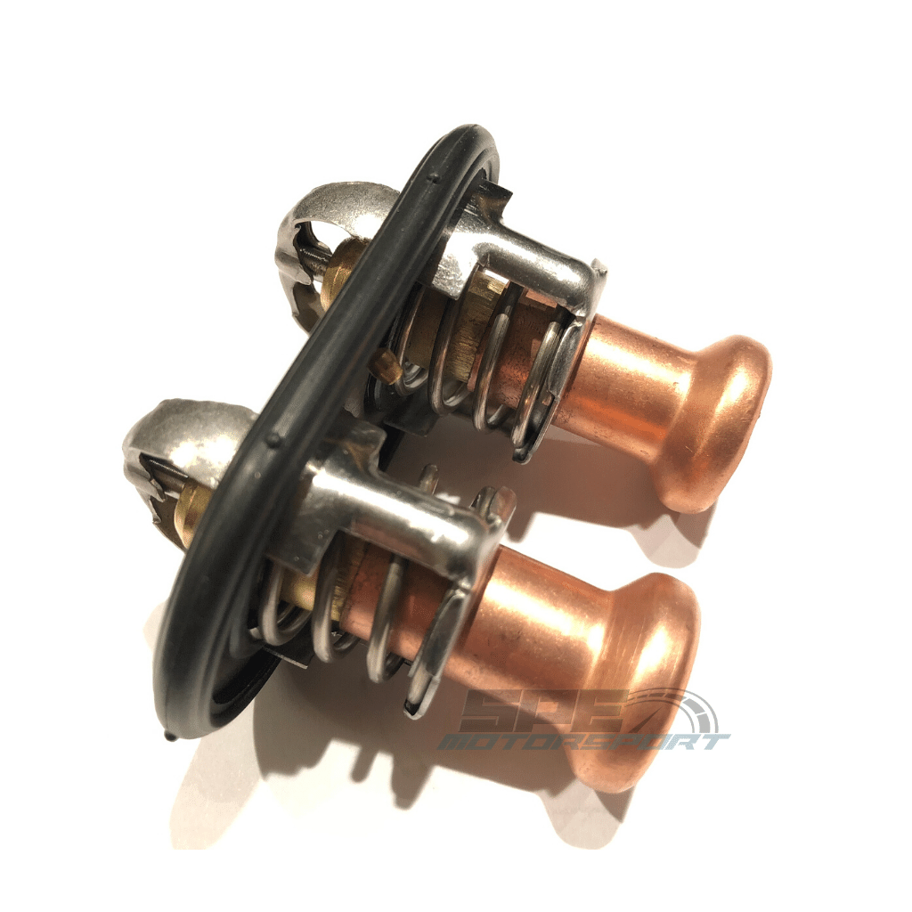 SPE 6.7L Powerstroke Low Temp, High Flow Thermostat Front View