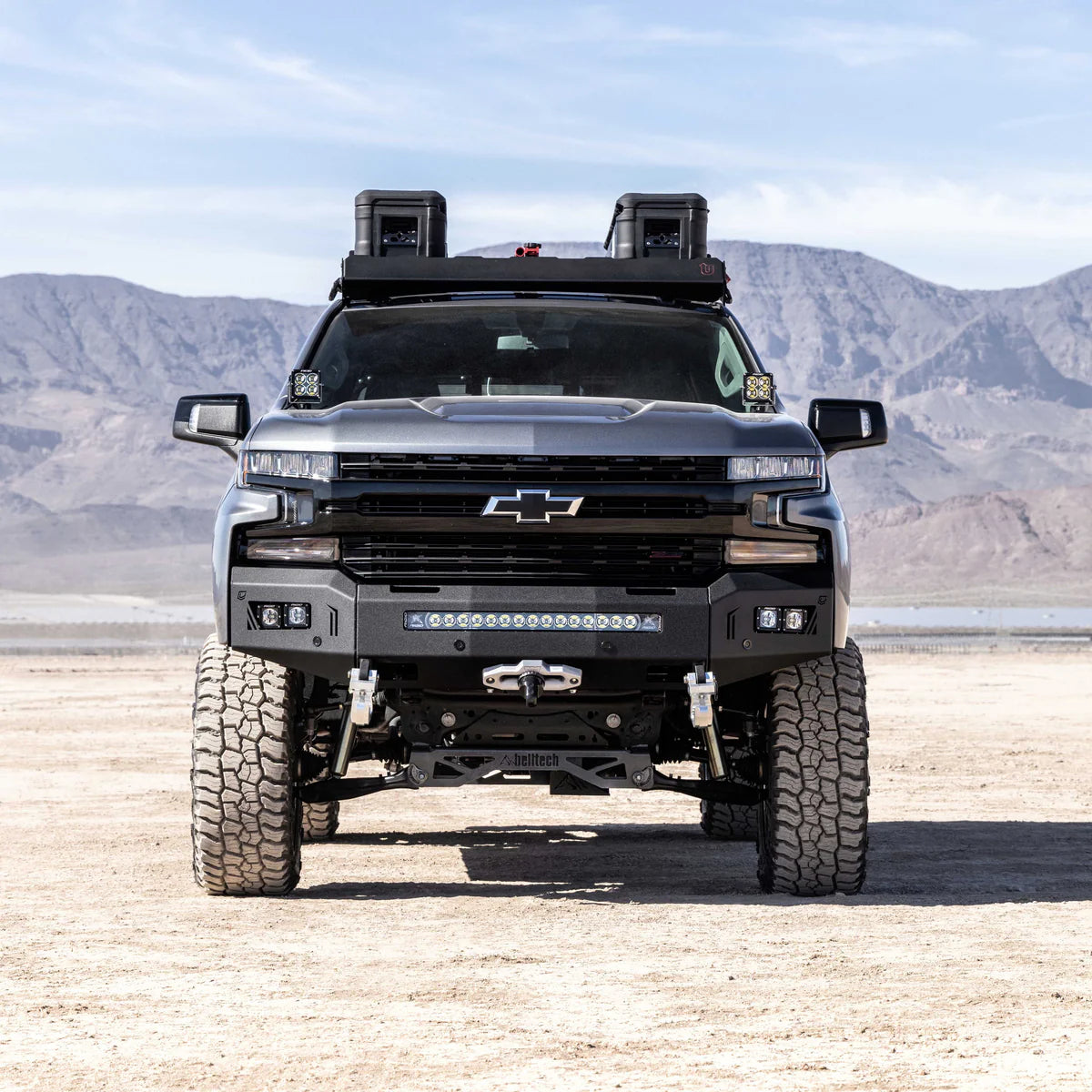 2019-2021 CHEVROLET SILVERADO 1500 OCTANE WINCH BUMPER Front View