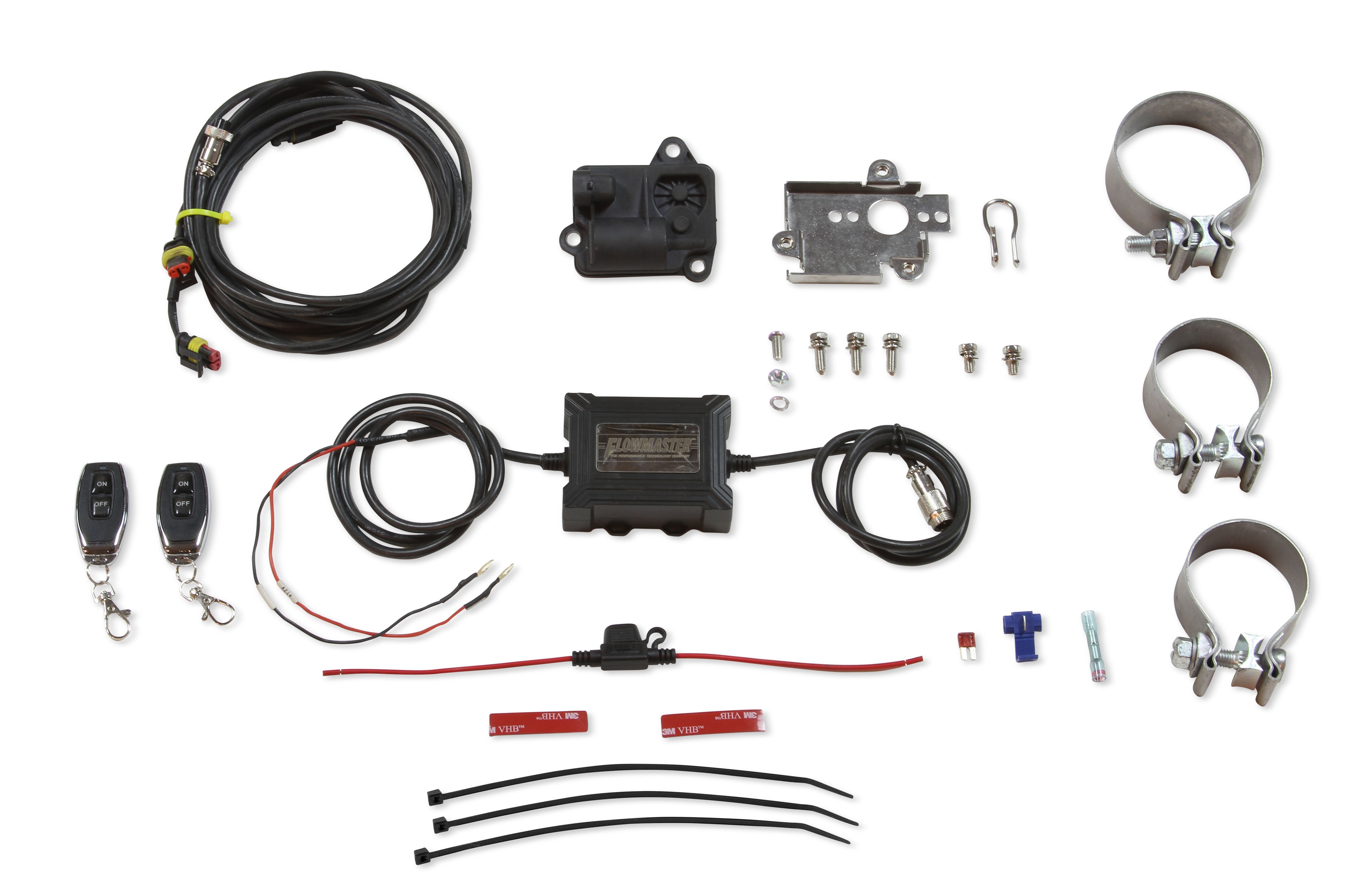Flowmaster Flow FX Direct Fit Dual Mode Muffler with Active Valve Front View