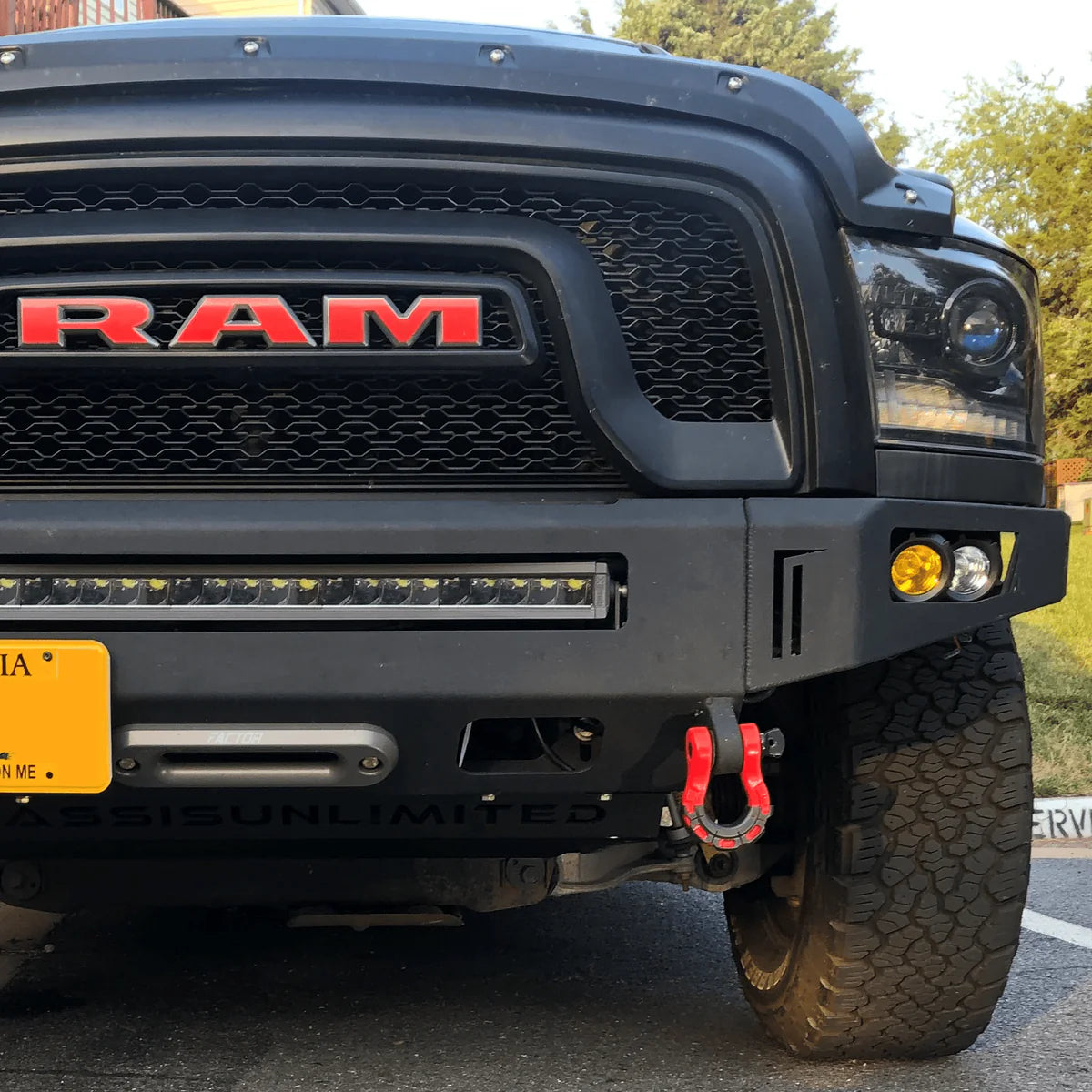 2015-2018 RAM REBEL OCTANE SERIES FRONT WINCH BUMPER Front View