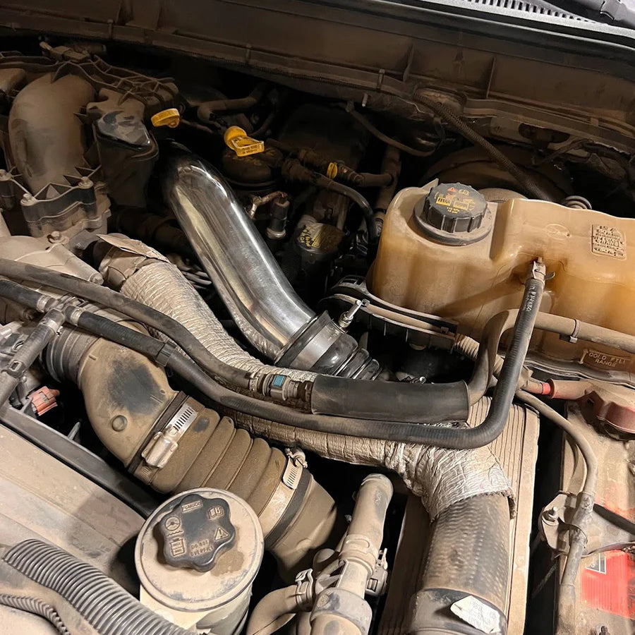 Hot Side Intercooler Pipe for 2011-2015 Ford Powerstroke 6.7L Front View