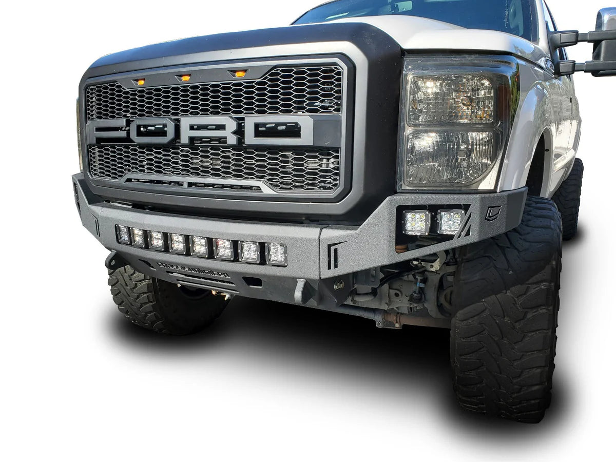 2011-2016 FORD SUPERDUTY F250/F350 OCTANE SERIES FRONT BUMPER Front View