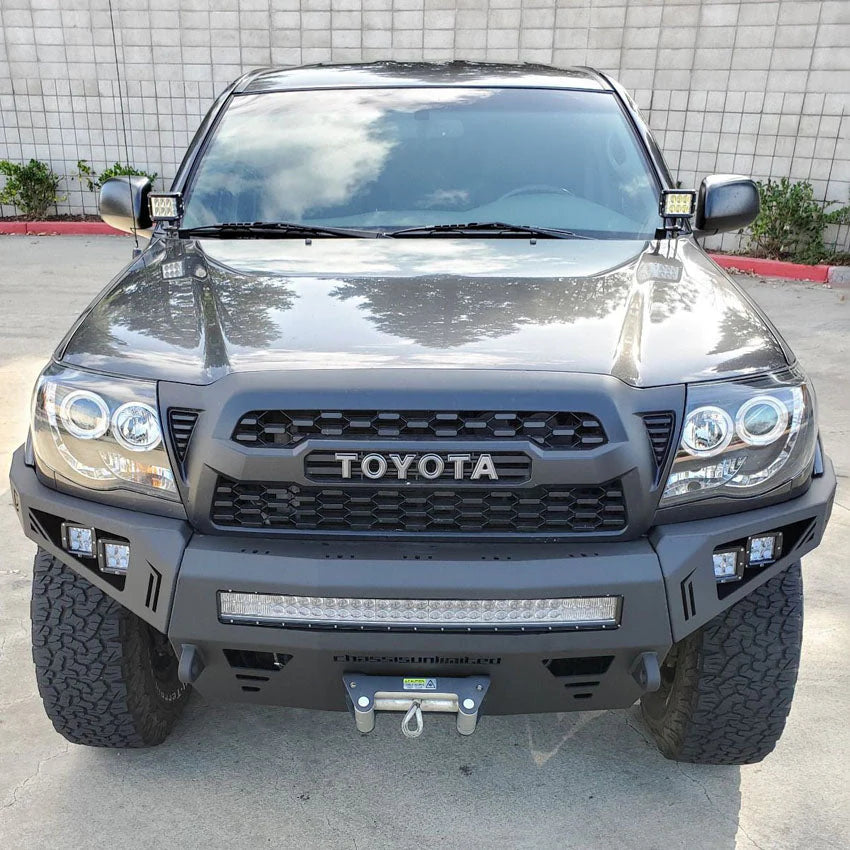 2005-2011 TOYOTA TACOMA OCTANE FRONT WINCH BUMPER Front View