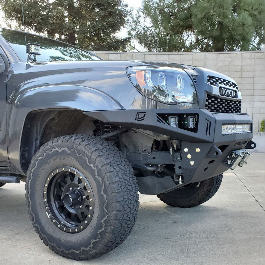 2005-2011 TOYOTA TACOMA OCTANE FRONT WINCH BUMPER Front View