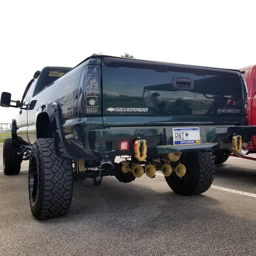1999-2007 CHEVY SILVERADO 1500/2500/3500 OCTANE REAR BUMPER Front View