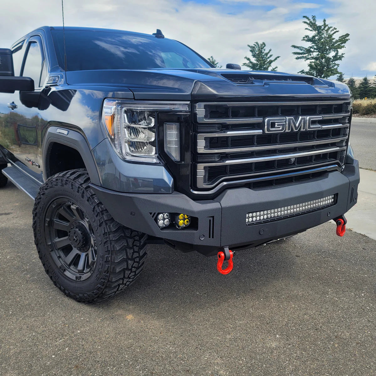 2020-2023 GMC SIERRA 2500/3500 OCTANE FRONT BUMPER Front View