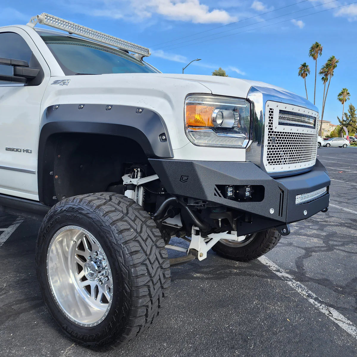 2015-2019 GMC 2500HD/3500HD OCTANE SERIES FRONT BUMPER Front View