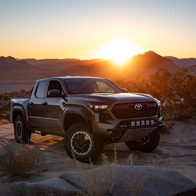 '24+ Tacoma Lower Control Arm Cam Tab Gussets Front View