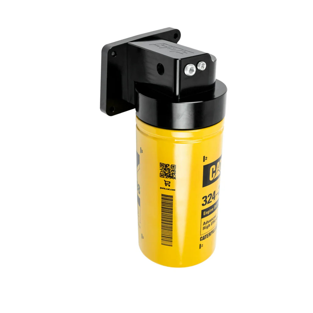 SPE Motorsport 2023+ 6.7L Powerstroke Oil Filter Housing Front View